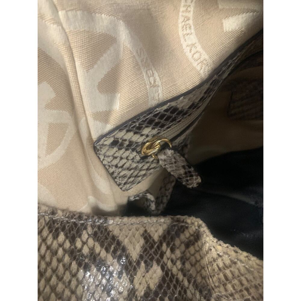 Michael Kors Authentic Python Handbag - image 8